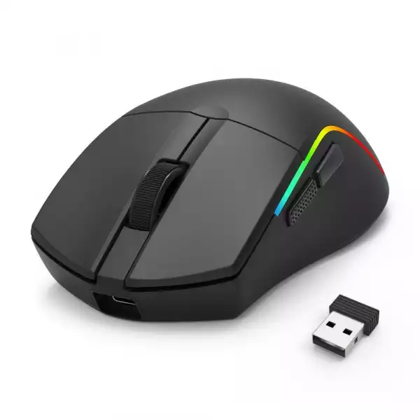 Геймърска мишка Redragon Deicide Lite M816-LIT с кабел и безжична Bluetooth, RGB осветление - черна