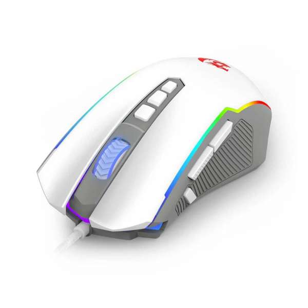 Геймърска мишка Redragon Ranger Basic M910H с RGB осветление - бяла