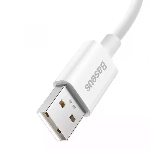 Кабел Baseus Superior Series USB-А към USB-C 65W 1м CAYS000902 - бял