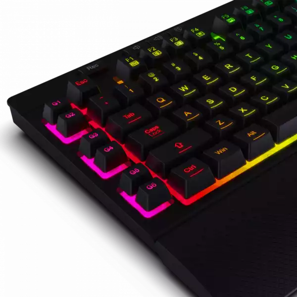 Клавиатура Redragon Shiva K512RGB-BK геймърска RGB