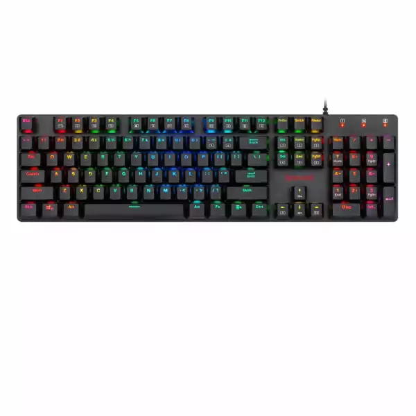 Клавиатура Redragon Shrapnel механична геймърска RGB K589RGB-BK red switches
