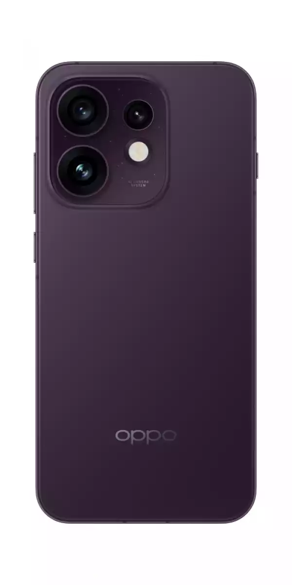 Комплект смартфон Oppo Reno 16 5G CPH2865 8+512 Twilight Violet и зарядно устройство OPPO SuperVooc 80w GaN – бяло