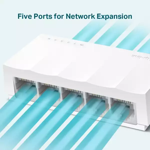 Комутатор TP-Link LS1005 5-порта 10/100Mbps