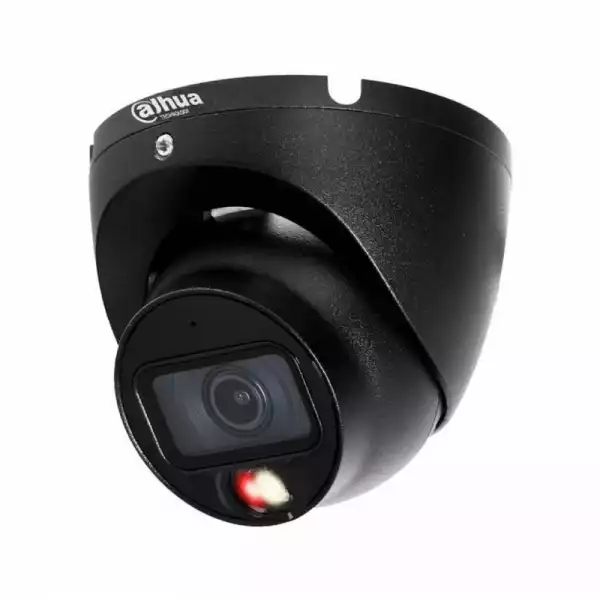 Куполна IP камера 6MP Dahua, 2.8 mm IR-30 микрофон - IPC-HDW1639T-A-IL-0280B-S6-BLACK - черна