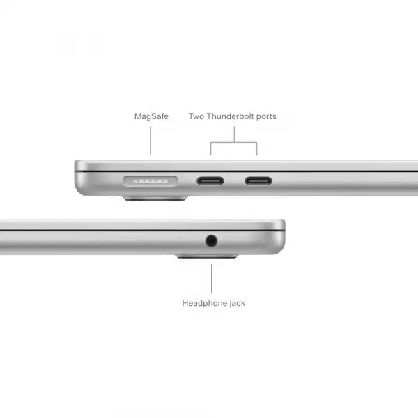 Лаптоп Apple MBA 13.6 SILVER/M3/10C GPU/16GB/512GB-ZEE