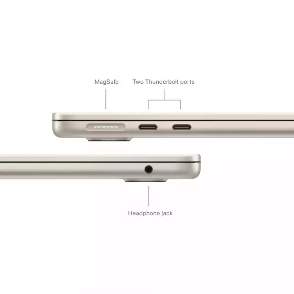 Лаптоп Apple MBA 13.6 STARLIGHT/M3/8C GPU/8GB/256GB-ZEE