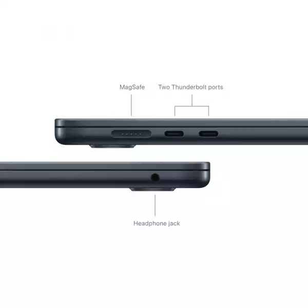 Лаптоп Apple MBA 15.3: MIDNIGHT/M3 10C GPU/16GB/256GB-ZEE