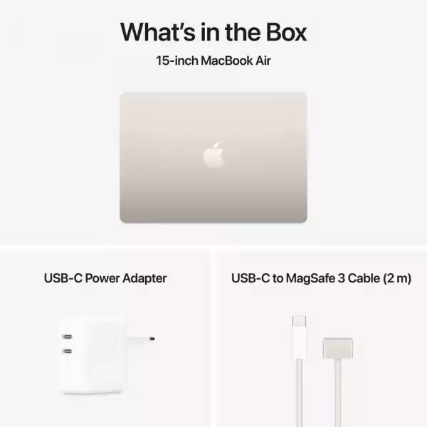 Лаптоп Apple MBA 15.3: STARLIGHT/M4 10C CPU/10C GPU/16GB/256GB-ZEE