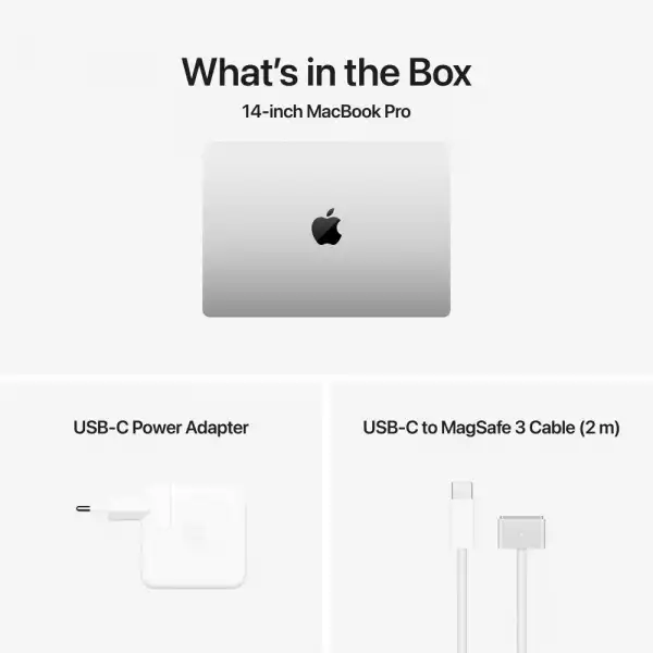 Лаптоп Apple MBP 14: SILVER/M4 10C/M4 10C GPU/16GB/512GB-ZEE