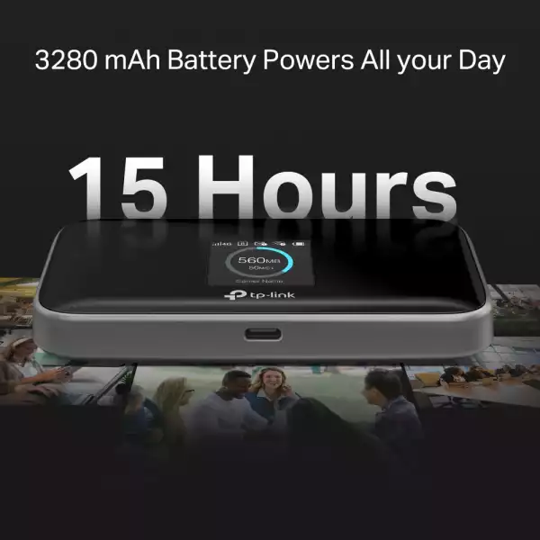 Мобилен рутер LTE-Advanced Wi-Fi TP-Link M7750 600 Mbps