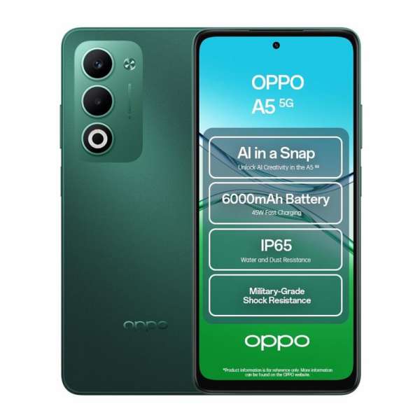 Мобилен телефон Oppo A5 5G Black Green 4+128GB