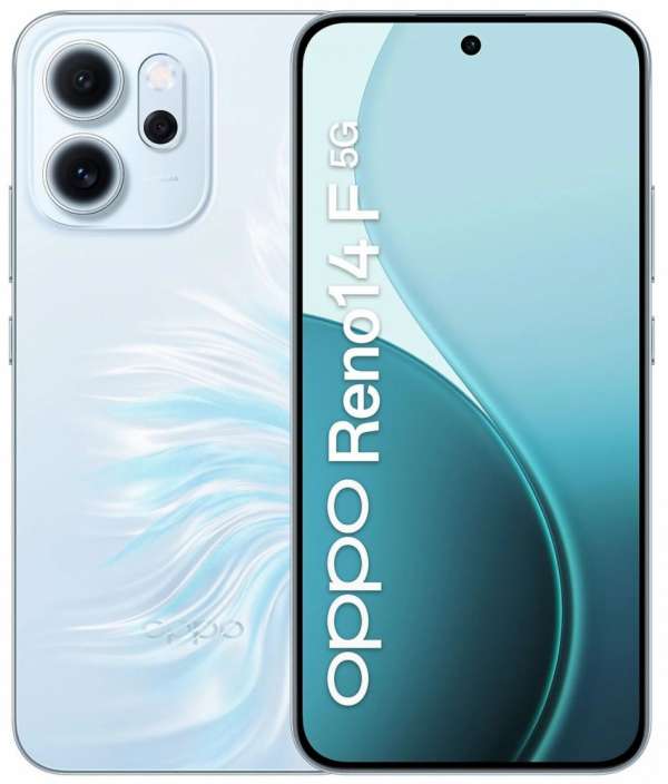 Мобилен телефон Oppo Reno 14 F Opal Blue 8+256GB Мобилен телефон Oppo Reno 14 F Opal Blue 8+256GB