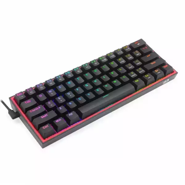Redragon Fizz Pro K616-RGB Кабелна/Bluetooth v5.0/2.4GHz RGB механична геймърска клавиатура