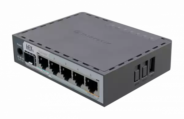 Рутер MikroTik hEX S (2025) E60iUGS Рутер MikroTik hEX S (2025) E60iUGS
