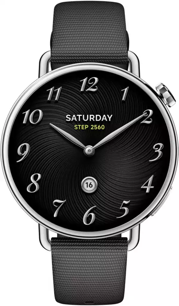 Смартчасовник Смарт часовник Watch S4 41mm с флуороеластомерна каишка (черен), Xiaomi