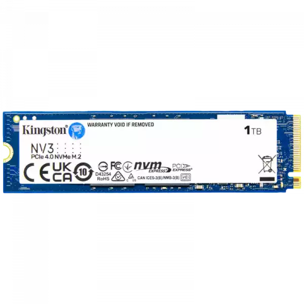 SSD диск Kingston SSD 1TB NV3 M.2 2280 PCIe 4.0 NVMe