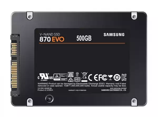 SSD диск Samsung 870 EVO 500GB 2.5" SATA MZ-77E500B/EU SSD диск Samsung 870 EVO 500GB 2.5" SATA MZ-77E500B/EU