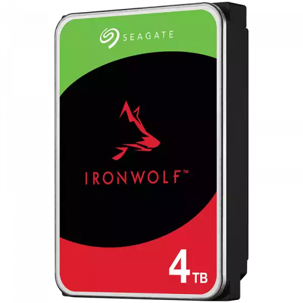 Твърд диск SEAGATE HDD NAS IronWolf  (3.5"/4TB/SATA 6Gb/s/rpm 5400)