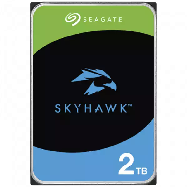 Твърд диск SEAGATE ST2000VX017 HDD SkyHawk Surveillance (3.5"/2TB/SATA 6Gb/s/rpm 5400)