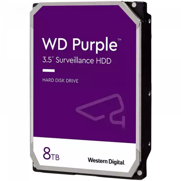 Твърд диск WD Purple, 3.5", 8TB, SATA/600, 5640RPM, 256MB cache