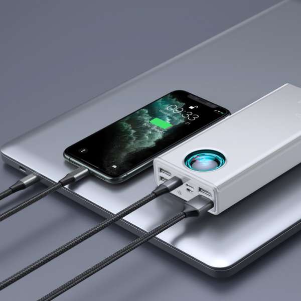 Външна батерия Baseus Amblight 65W 30000mAh PPLG000102 - бяла