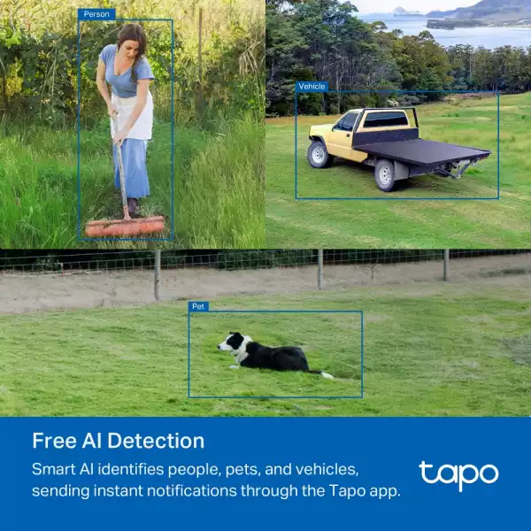 Външна охранителна камера TP-Link Tapo C501GW 4G LTE панорамна