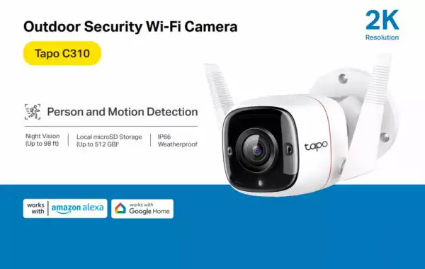 Външна Wi-Fi IP камера TP-Link Tapo C310