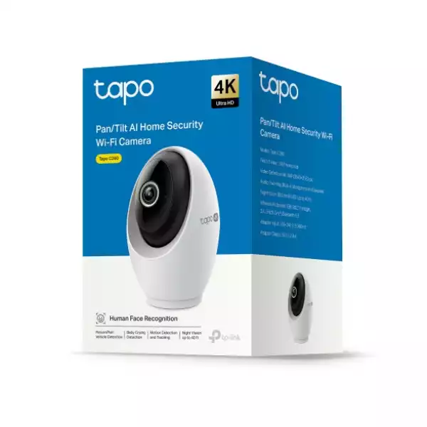 Wi-Fi Pan/Tilt камера за наблюдение с AI TP-Link Tapo C260