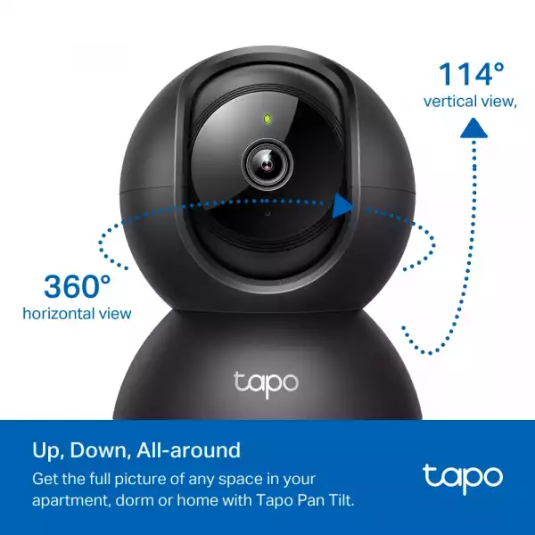 Wi-Fi Pan/Tilt камера за наблюдение TP-Link Tapo C201