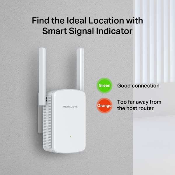 Wi-Fi удължител на обхват Mercusys ME12 300 Mbps Wi-Fi удължител на обхват Mercusys ME12 300 Mbps