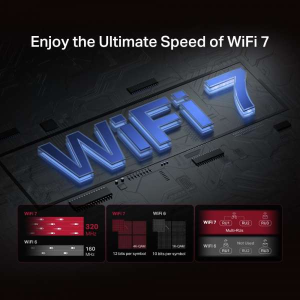 WiFi 7 Bluetooth 5.4 PCIe адаптер Mercusys MA49BE BE9300