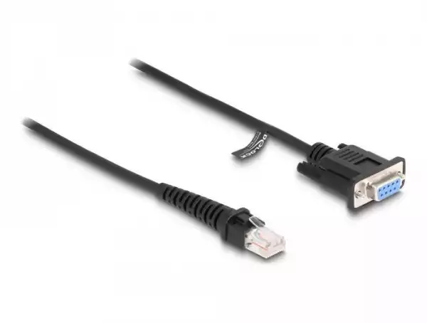 Кабел Delock RJ50 мъжко - D-Sub 9 женско, 1.5, Черен Кабел Delock RJ50 мъжко - D-Sub 9 женско, 1.5, Черен