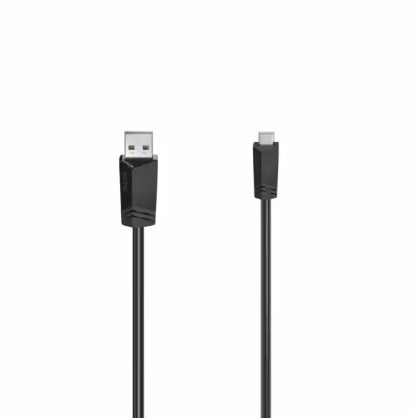 Кабел HAMA USB-A мъжко - USB-B mini мъжко, 1.5 м Кабел HAMA USB-A мъжко - USB-B mini мъжко, 1.5 м