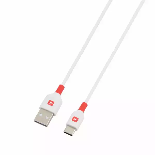 Кабел Skross, USB-C - USB-A 2.0 мъжко, 2.0м, Бял Кабел Skross, USB-C - USB-A 2.0 мъжко, 2.0м, Бял