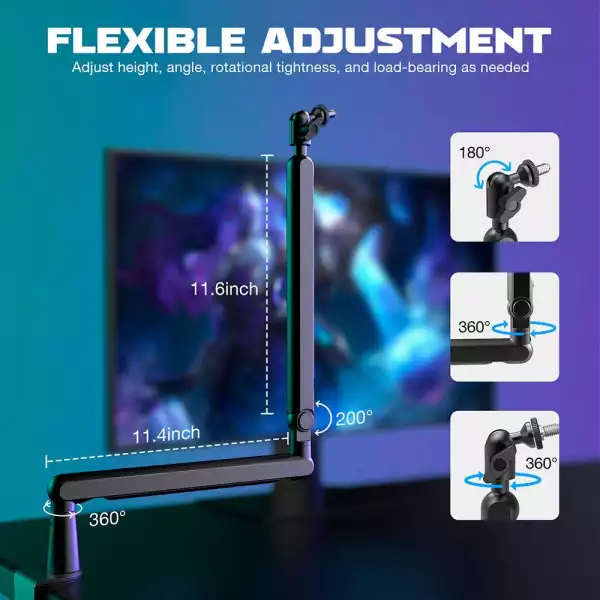Стойка за микрофон FIFINE BM88 High End Boom Arm Stand