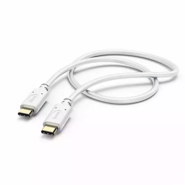 Кабел за зареждане, USB-C - USB-C,1.5м, позл.конектори