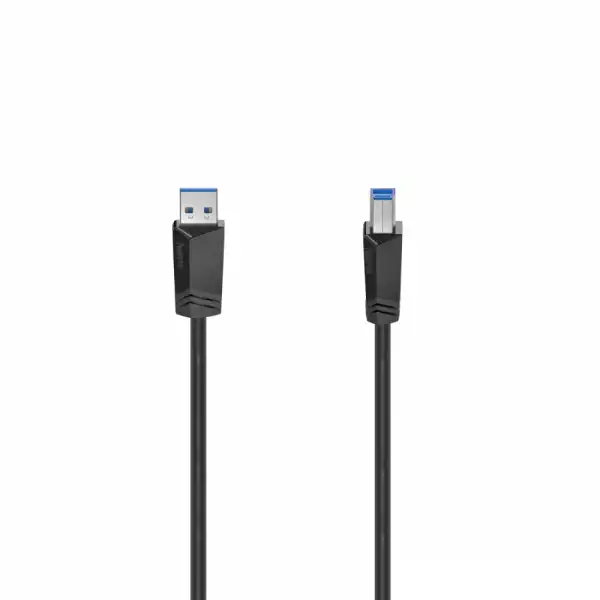 Кабел HAMA USB 3.0 -A мъжко -B мъжко, 1.5 м, 1 звезда Кабел HAMA USB 3.0 -A мъжко -B мъжко, 1.5 м, 1 звезда
