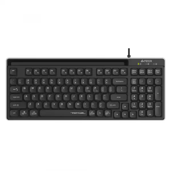 A4tech Fstyler FX70 Жична клавиатура, ниско профилна, ножична технология, кирилизирана, черна