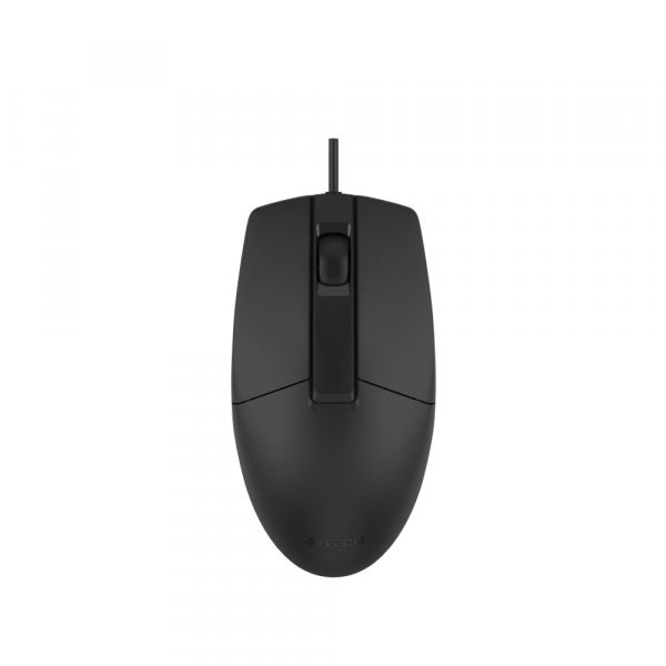 A4tech OP-330S Оптична мишка V-Track, безшумен клик, 1000 dpi,USB черна