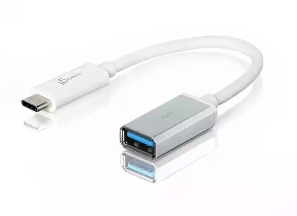 Адаптер  j5create JUCX05, USB-C 3.1 мъжко - USB-A женско 5Gb/s, 90см