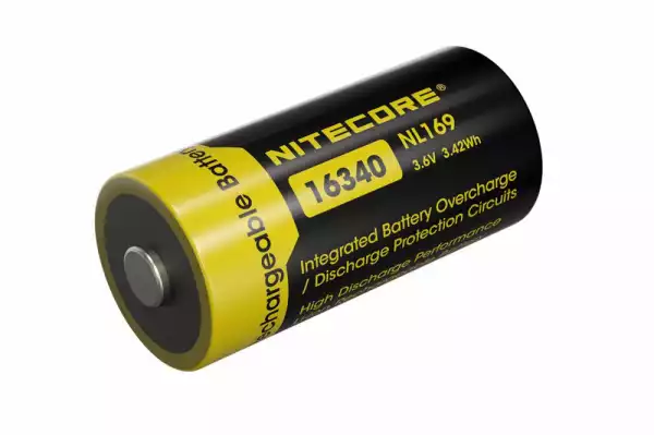 Акумулаторна батерия CR-123 LiIon  3,7V 16340 950mAh NITECORE