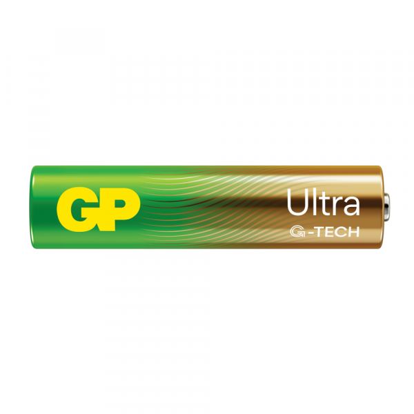 Алкална батерия GP ULTRA LR03, AAA, 2 бр. в опаковка / shrink, 1.5V, 24AU