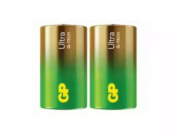 Алкална батерия GP ULTRA LR20 /2 бр. в опаковка shrink/ 1.5V GP-BA-13AU21-S2
