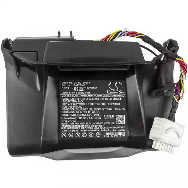 Батерия Cameron Sino, За косачка робот WOLF Garten Loopo M1000, M2000, Robomow City MC1000, BAT7000C,7000B LiIon 25.6V 3000mAh Cameron Sino