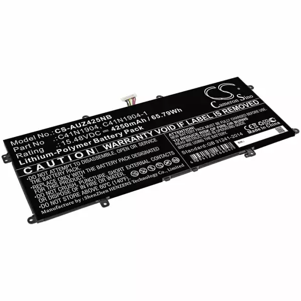 Батерия за лаптоп ASUS ZenBook 13 UX325EA-AH77 C41N1904 LiPo 15,48 V 4250mAh CAMERON SINO Батерия за лаптоп ASUS ZenBook 13 UX325EA-AH77 C41N1904 LiPo 15,48 V 4250mAh CAMERON SINO