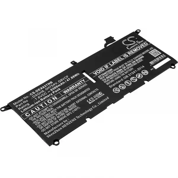Батерия  за лаптоп DELL XPS 13 2018, XPS 13 9370, 0H754V, DXGH8 LiPo 7.6V  6300mAh CAMERON SINO