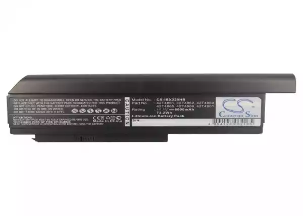 Батерия за лаптоп LENOVO Thinkpad X220, X230 42T4862 11,1V 6600mAh CAMERON SINO
