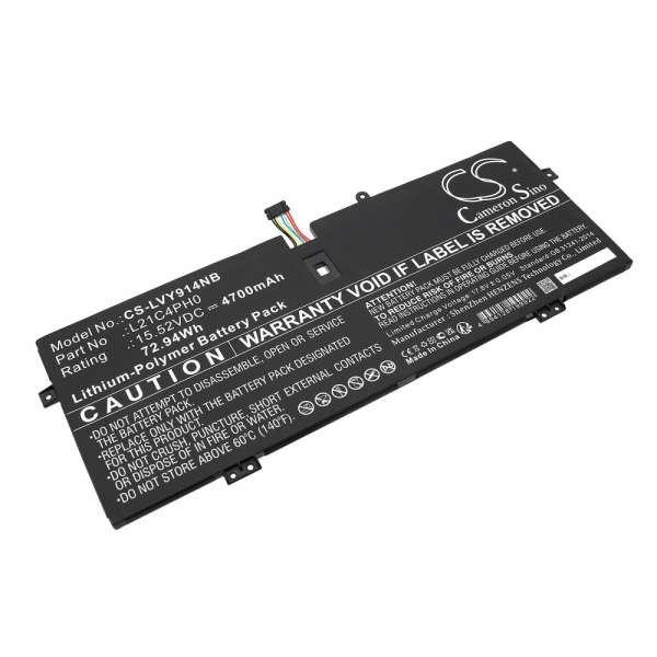 Батерия за лаптоп LENOVO Yoga 9 14IAP7 L21B4PH0 LiPo 15.52V 4700mAh CAMERON SINO Батерия за лаптоп LENOVO Yoga 9 14IAP7 L21B4PH0 LiPo 15.52V 4700mAh CAMERON SINO