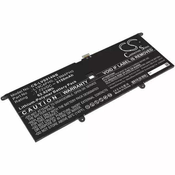 Батерия  за лаптоп   LENOVO Yoga Slim 9 14ITL5 82D10000UK L19C4PH0  LiPo 7.72V 8150mAh CAMERON SINO