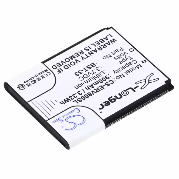 Батерия за мобилен телефон Sony Z800, G700, K800i, Z750 BST-33 LiIon 3,7V 900 mA Cameron Sino Батерия за мобилен телефон Sony Z800, G700, K800i, Z750 BST-33 LiIon 3,7V 900 mA Cameron Sino
